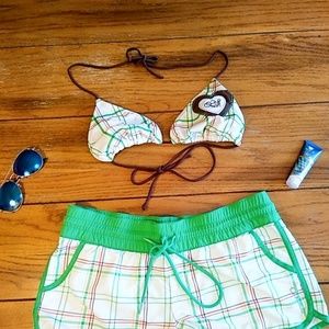 O'Neill Swim Short and Matching Bikini Top